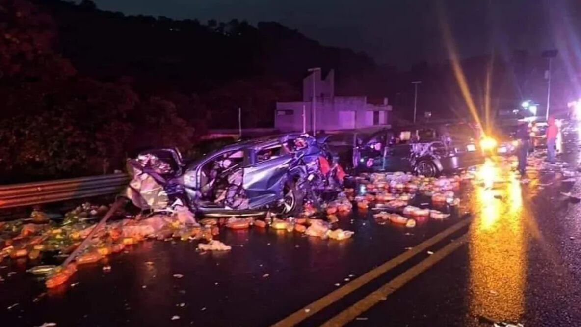 Se reveló la causa del trágico accidente en la México-Tuxpan | Foto: Ángulo 7