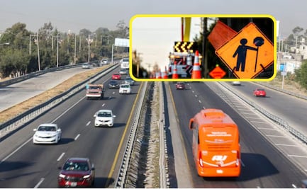 Anuncian cierre temporal en la autopista México–Puebla por obras