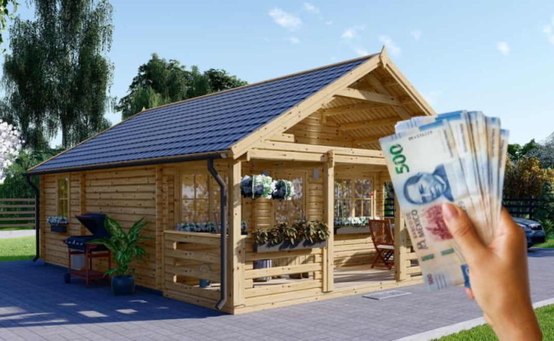 La casa prefabricada de madera la puedes comprar en Internet | Foto: Pineca / Freepik