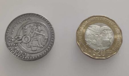 Cuál es la moneda de 20 pesos de la Cultura Maya que puede valer hasta 11,500 pesos