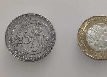 Cuál es la moneda de 20 pesos de la Cultura Maya que puede valer hasta 11,500 pesos