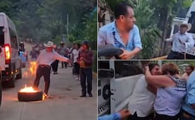 Intentan linchar al alcalde de Hueyapan, pobladores lo persiguen con machetes