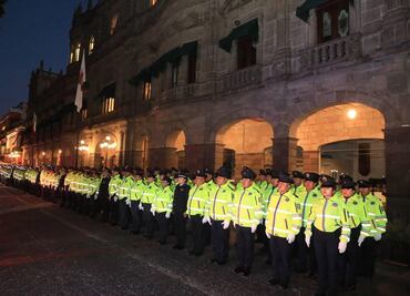 Se realiza último pase de lista a elementos de la Secretaría de Seguridad Ciudadana