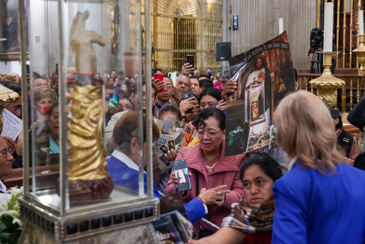 La reliquia de San Judas Tadeo ya está en la Catedral de Puebla | Es Imagen