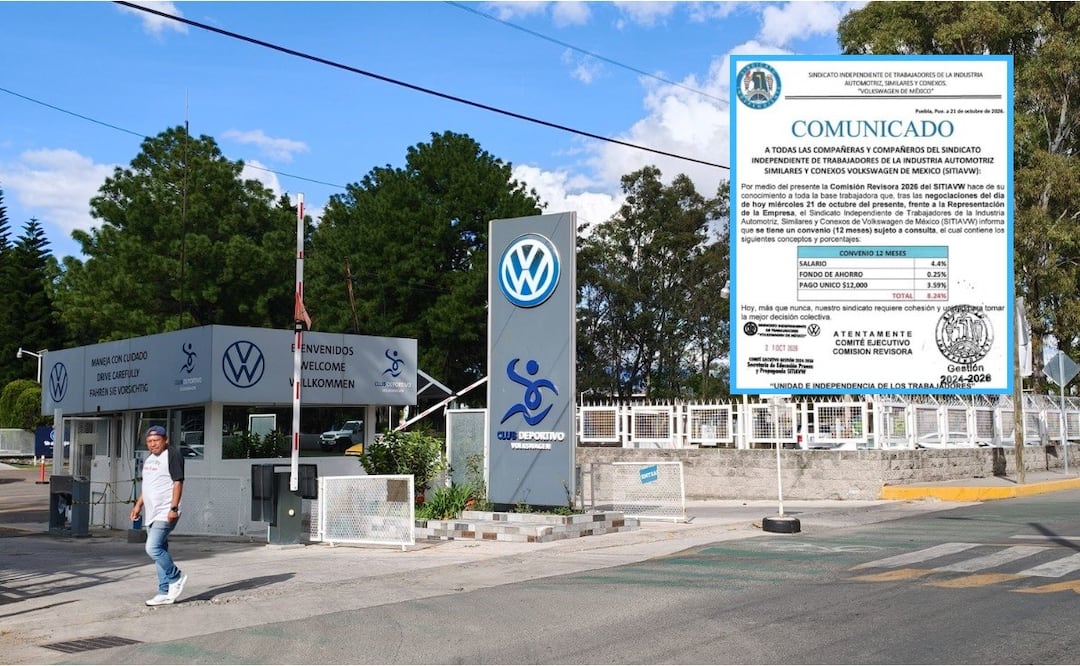 Sindicato y Volkswagen llegan a un nuevo acuerdo salarial | Foto: EsImagen/RRSS