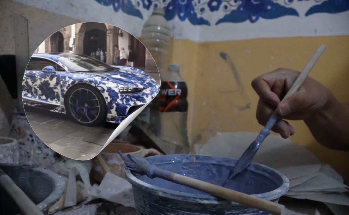 Así se vería un Porsche diseñado con talavera de Puebla