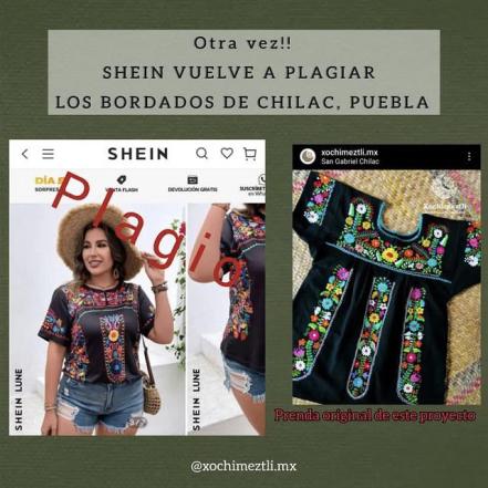 Artesanos de San Gabriel Chilac acusan a Shein de plagio