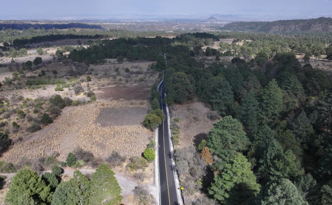 Lista la carretera San Nicolás de los Ranchos-Amecameca | Foto: Lily Alcántara.