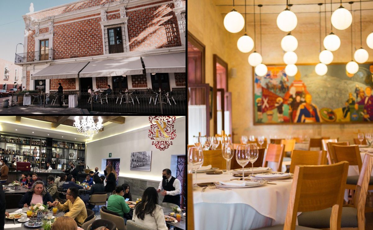 En estos restaurantes de Puebla, puedes aprovechar los paquetes de cena de Navidad | Foto: Facebook Mural de los Poblanos, Casa Restauro y Voco Royalty Puebla