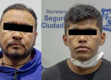 Detienen a dos hombres por robo a Elektra de la 11 Sur