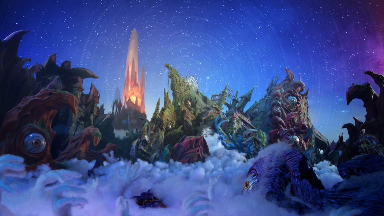 El filme aprovecha varios elementos artísticos arraigados a la cultura mexicana, como el maximalismo, para crear la personalidad onírica de los personajes y sus alrededores | Foto: Cinema Fantasma