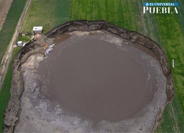 ¿Hasta dónde crecerá el socavón en Puebla? Se propaga el miedo entre campesinos