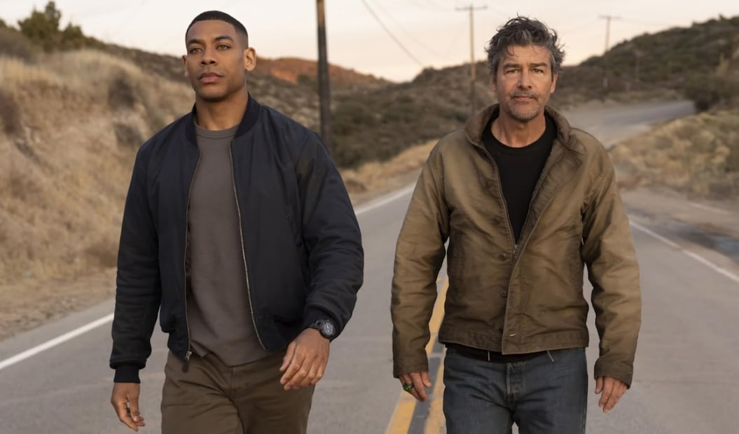 La dinámica entre Aaron Pierre y Kyle Chandler como John Stewart y Hal Jordan es el corazón absoluto de la serie | Foto: DC Studios.