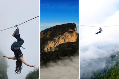 Este Pueblo Mágico de Puebla tiene una tirolesa de la que pocos se atreven a lanzarse