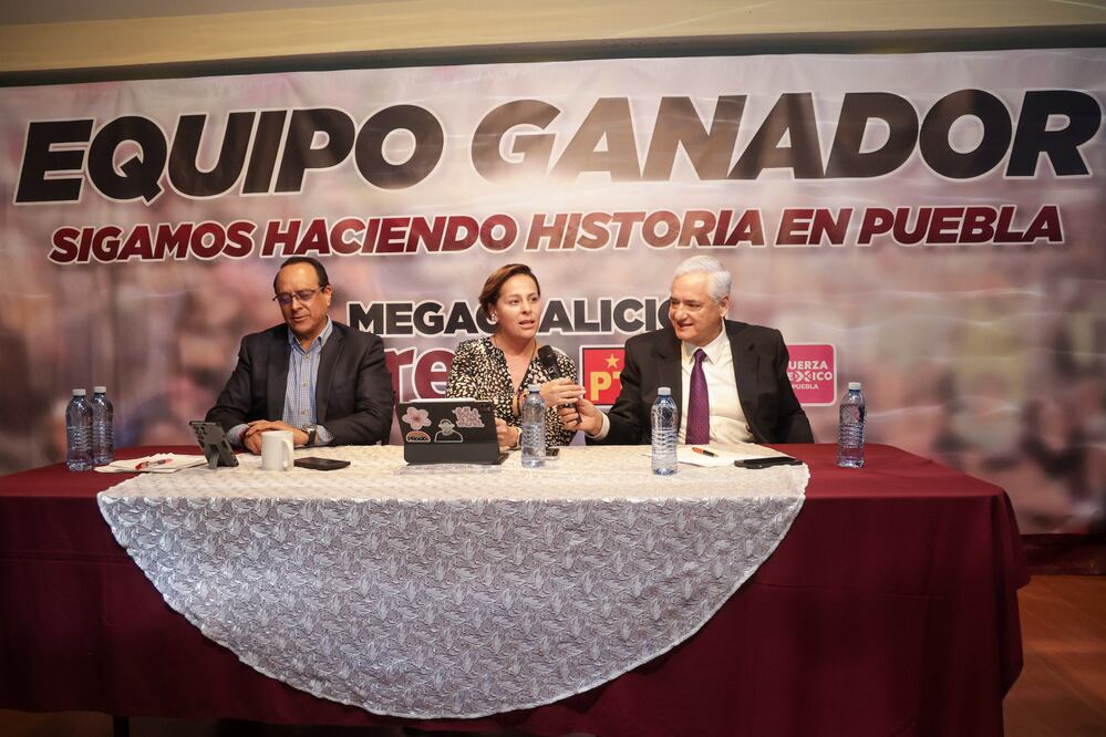 Los voceros del equipo de Alejandro Armenta hablaron sobre las propuestas de Eduardo Rivera | Foto: EsImagen