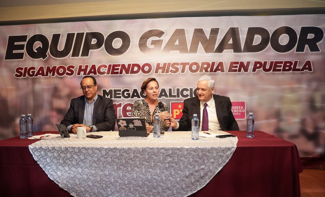 Los voceros del equipo de Alejandro Armenta hablaron sobre las propuestas de Eduardo Rivera | Foto: EsImagen