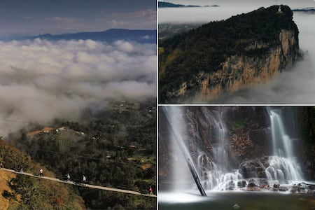 Así puedes llegar desde la Ciudad de México al bosque con neblina más económico de Puebla