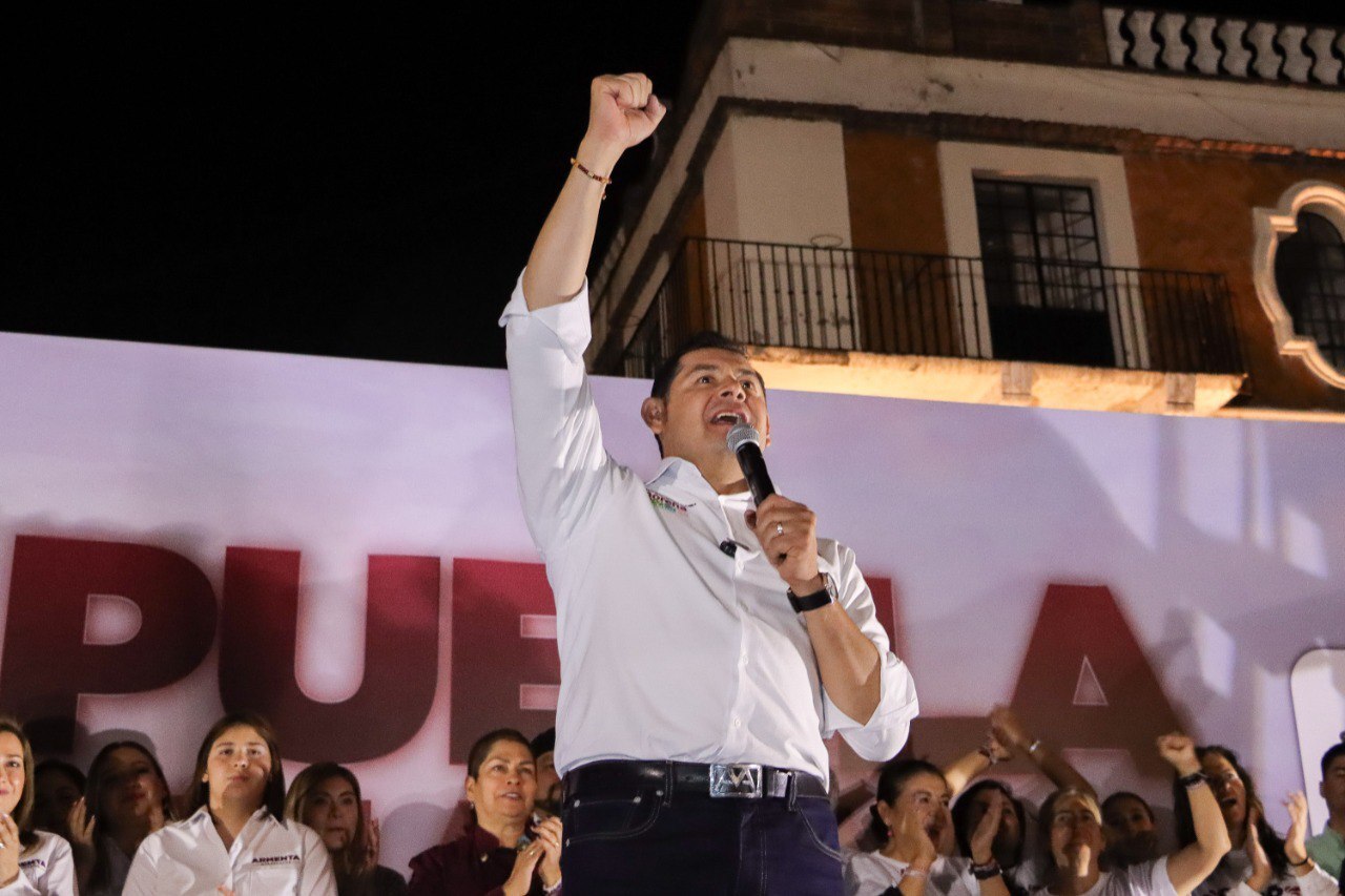 Alejandro Armenta es hasta ahora el candidato con más votos en Puebla | EsImagen