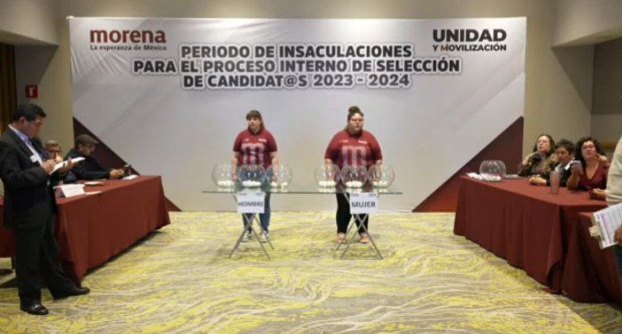 Morena realizó este domingo la insaculación para diputados plurinominales | Foto: Video YouTube
