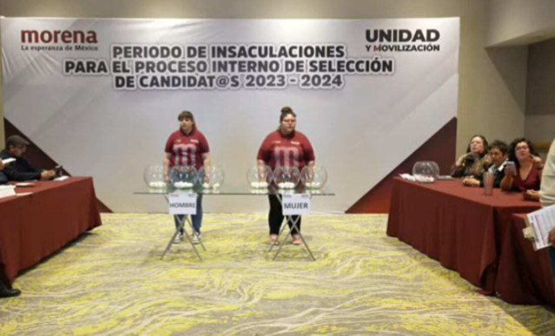 Morena realizó este domingo la insaculación para diputados plurinominales | Foto: Video YouTube