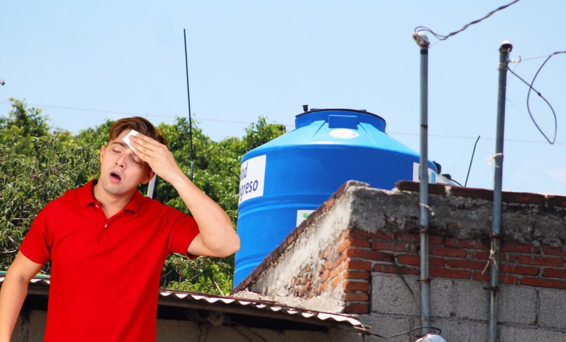Así puedes evitar que el agua de tu tinaco se caliente | Foto: Producción El Universal
