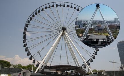 Estrella de Puebla: Inician trabajos para volver a colocar la enorme rueda