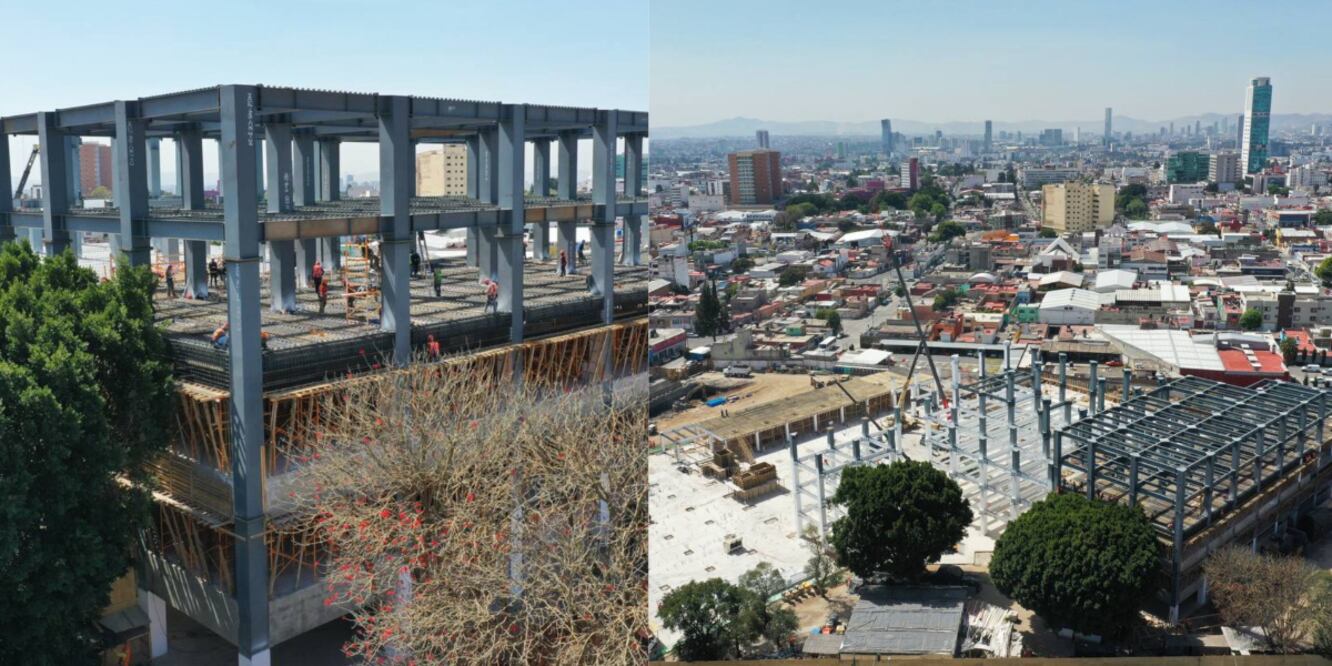 Construcción del Hospital San Alejandro del IMSS / Foto Es Imagen