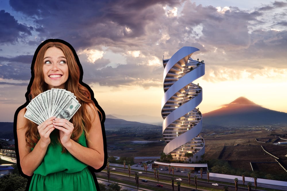 El edificio en forma de crujito es icónico en Puebla | Foto: Freepik / archdaily.mx