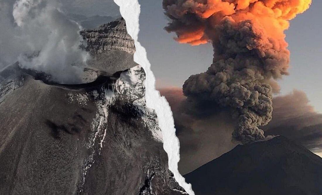 El volcán Popocatépetl se mantiene en constante actividad | Foto: Volcán Popocatépetl•Puebla / Santiago Arau