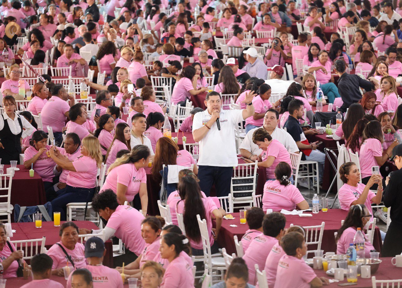 Alejandro Armenta reafirma su compromiso para garantizar la protección de las mujeres