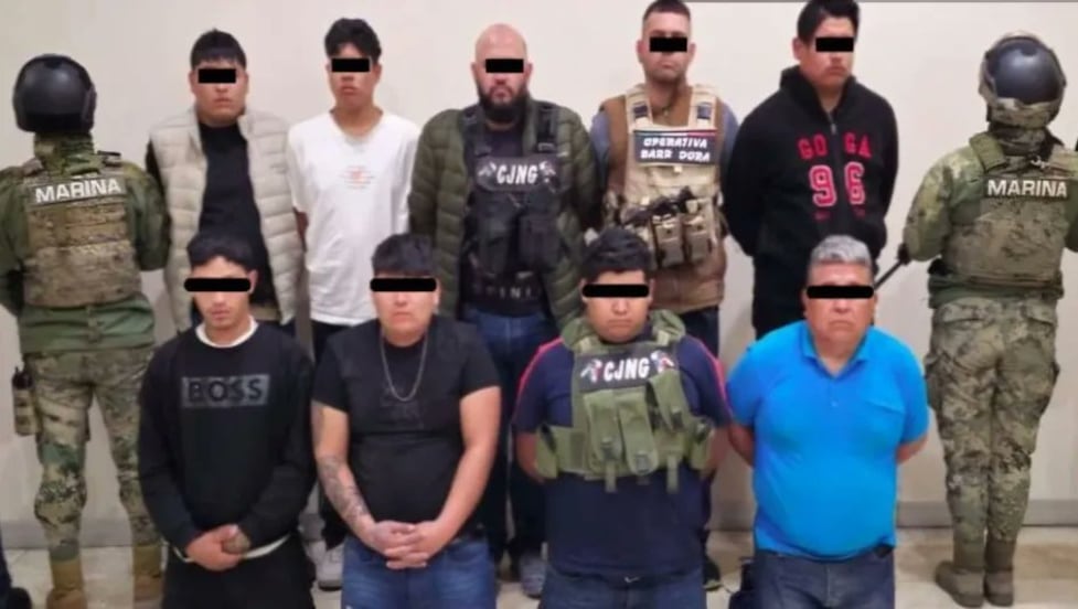 Capturan a 9 integrantes de La Barredora en Tecamachalco, en el Triángulo Rojo