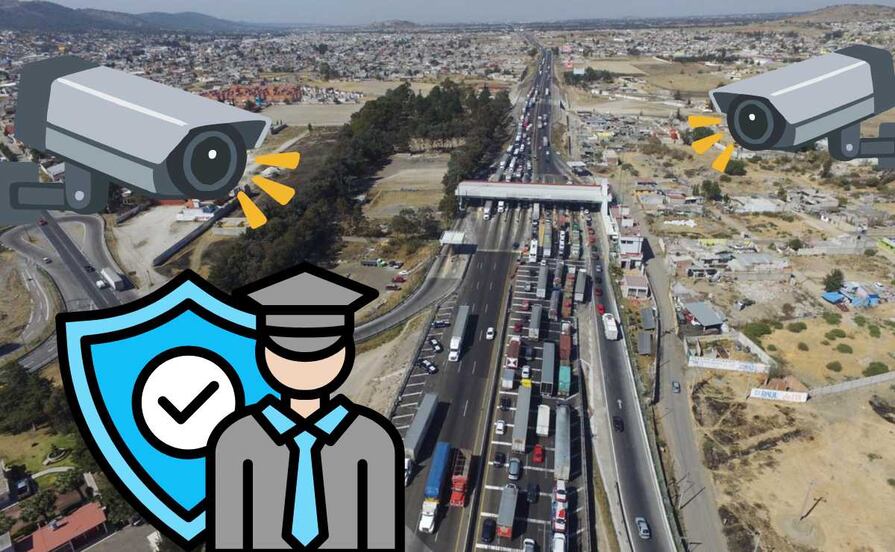 Instalan 116 cámaras en la autopista México-Puebla para frenar los asaltos