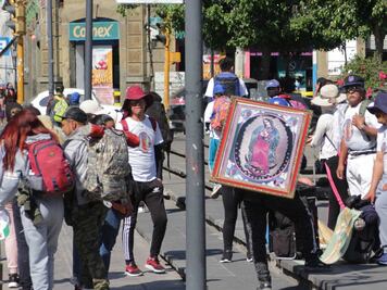 Policía estatal brinda protección a 10 mil peregrinos rumbo a la Villa de Guadalupe