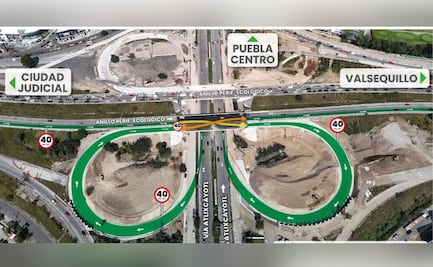 Así funcionan las nuevas incorporaciones en distribuidor vial de Periférico y Atlixcáyotl