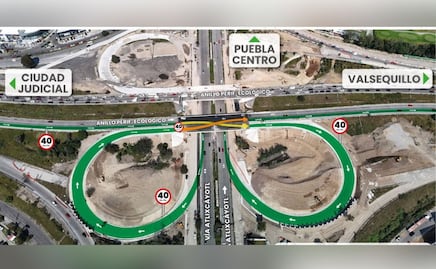 Así funcionan las nuevas incorporaciones en distribuidor vial de Periférico y Atlixcáyotl