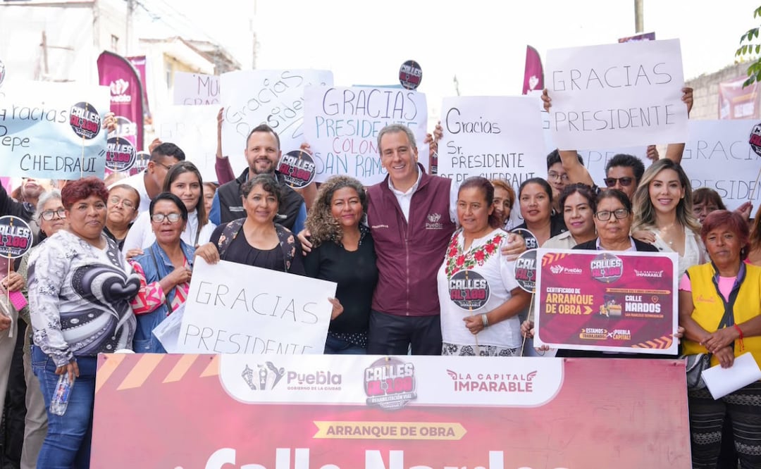Durante los trabajos se intervendrán un total de 22 mil 954 metros cuadrados | Foto: Ayuntamiento de Puebla