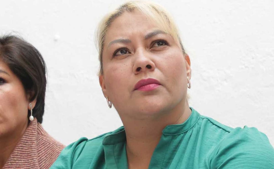 Beatriz Pérez Fragoso pidió a la presidenta de San Pedro Cholula dejar de lado el acoso | foto: Agencia Es Imagen para El Universal Puebla