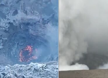 VIDEO Montañista llega a la cima del volcán Popocatépetl y esto fue lo que vio