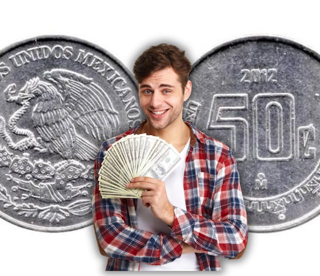 La moneda de 50 centavos más valiosa en México: revisa cuánto cuesta hoy