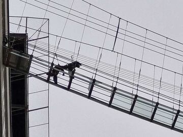 Clausuran puente Sky Bridge de Palmas Plaza