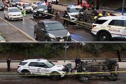 Hombre muere tras chocar y volcar su Jeep en la Recta a Cholula