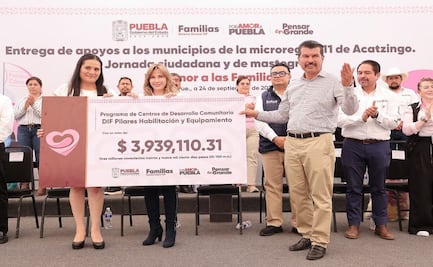 Entrega SEDIF apoyos por 9.6 millones de pesos en microrregión de Acatzingo 