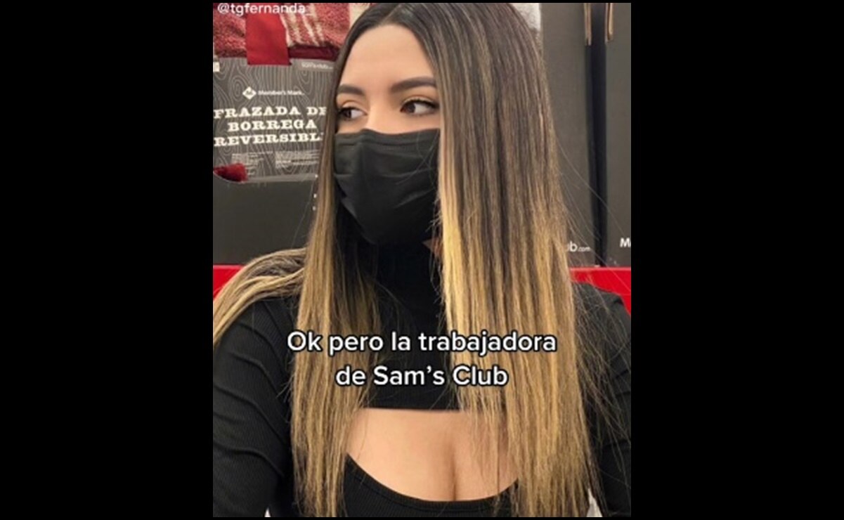 Trabajadora del Sam’s enamora a usuarios de TikTok y se vuelve viral