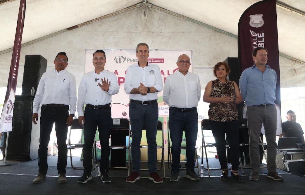 Pepe Chedraui dotará de agua potable a la colonia 20 de Noviembre | Foto: Ayuntamiento de Puebla.