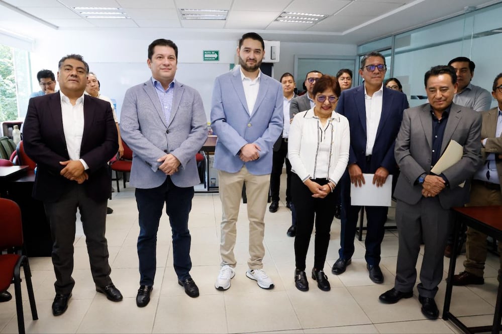 La rectora Lilia Cedillo recibió al equipo de transición de Alejandro Armenta | Foto: Especial