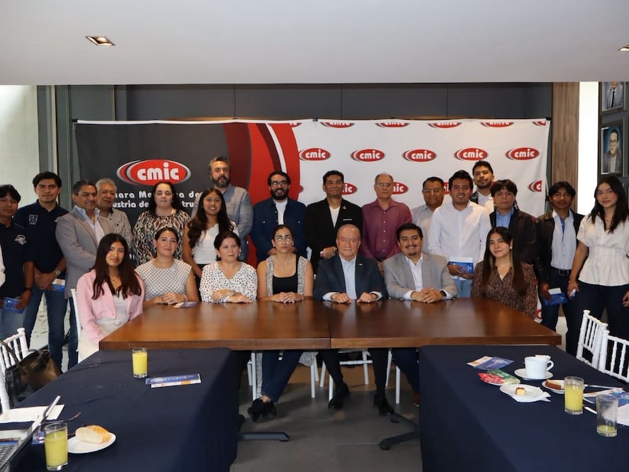 "Transformación digital es una necesidad en la industria de la construcción": Del Valle Lafont | Foto: CMIC Puebla.