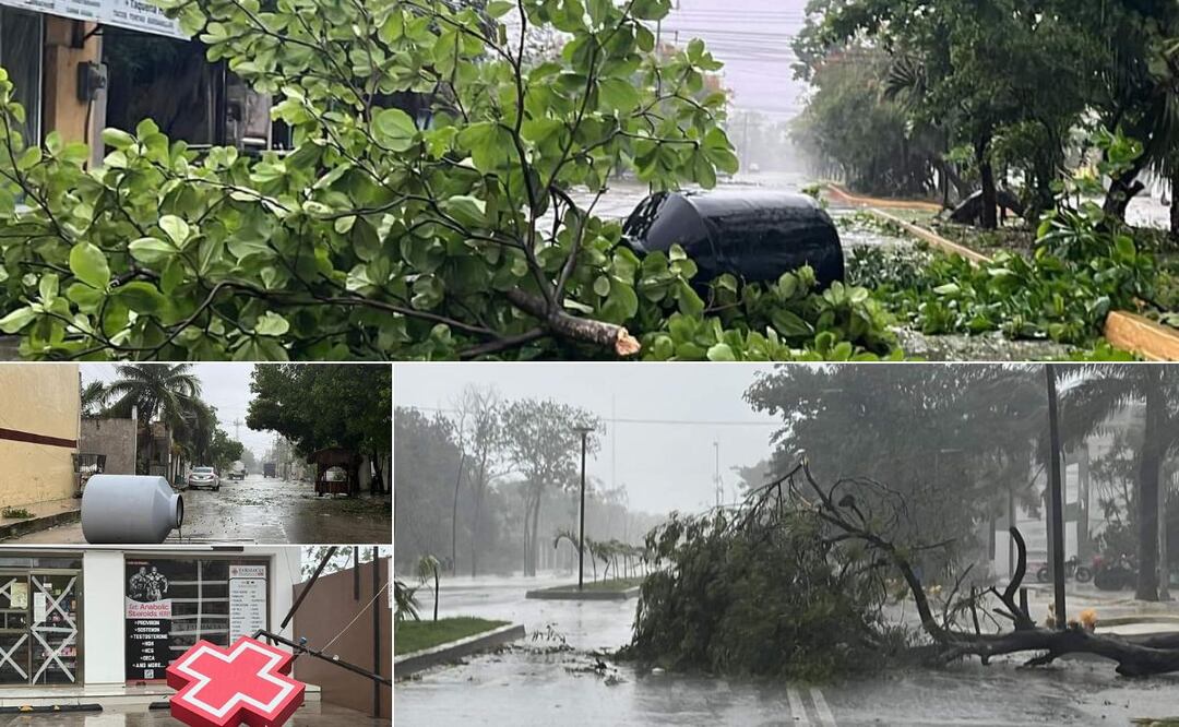 Esto ha dejado el huracán Beryl por su paso en Quintana Roo | Foto: Redes Sociales
