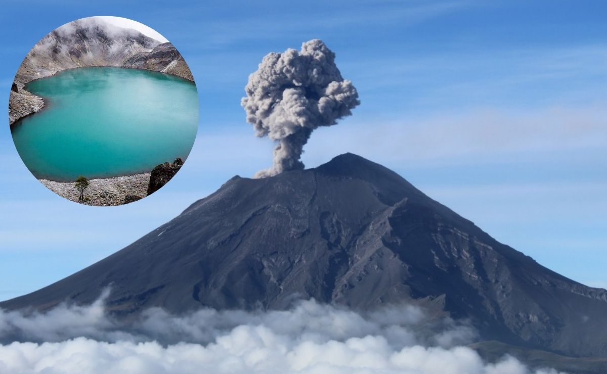 FOTO inédita del cráter  del volcán Popocatépetl revela algo inesperado