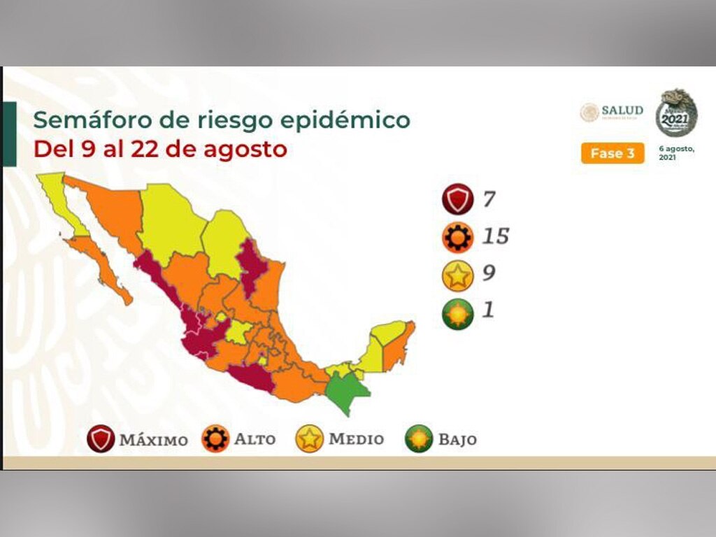 De reversa. Puebla vuelve a semáforo naranja