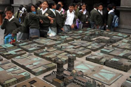 Así se creó la emblemática maqueta de la fundación de la ciudad de Puebla 